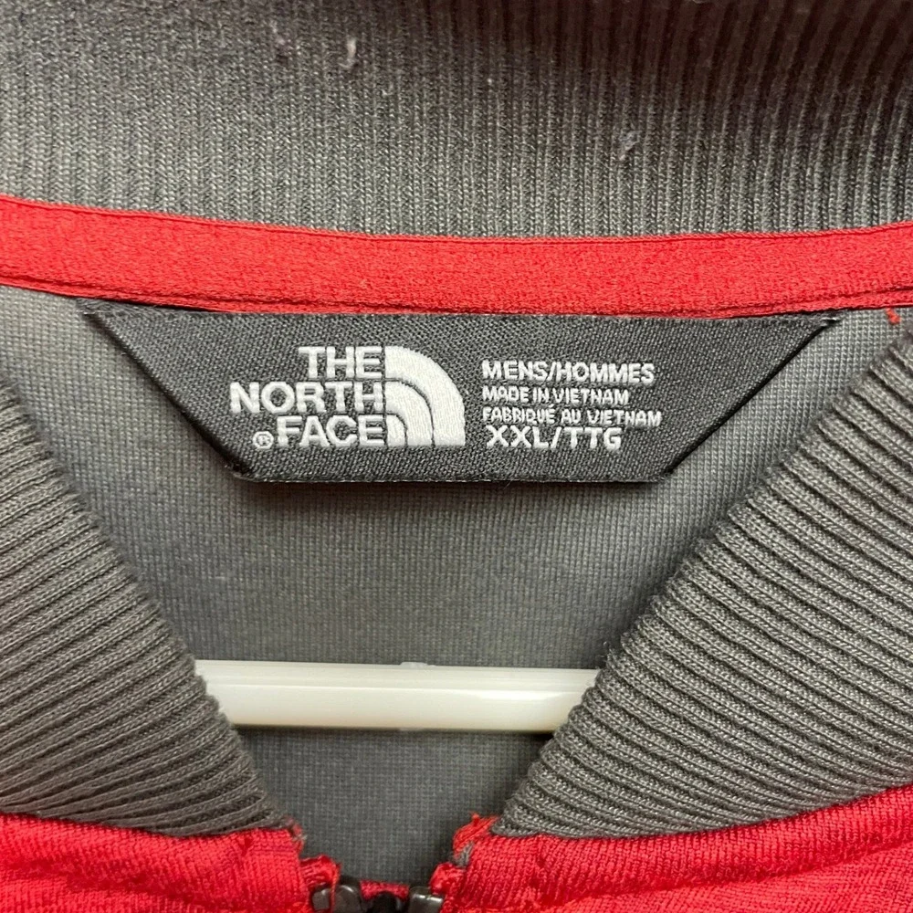 The North Face Mens Norris Point Insulated Jacket Size XXL Red Full Zip Quilted